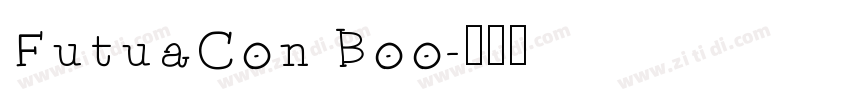 FutuaCon Boo字体转换